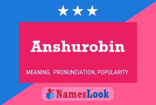 Póster del nombre Anshurobin