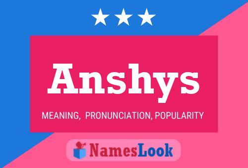 Póster del nombre Anshys