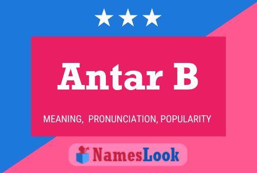 Póster del nombre Antar B