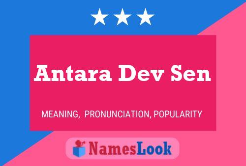 Póster del nombre Antara Dev Sen