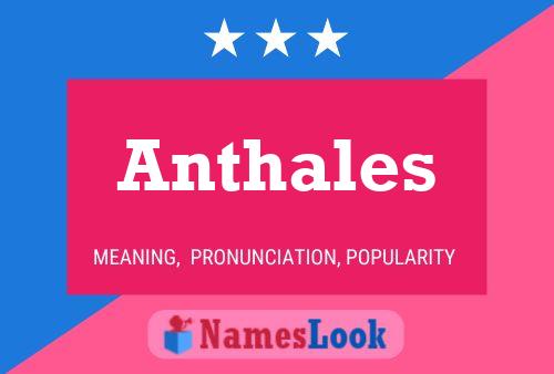 Póster del nombre Anthales