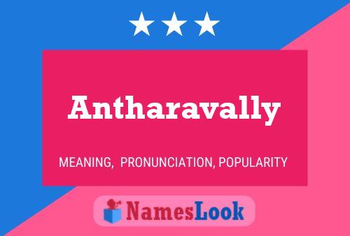 Póster del nombre Antharavally