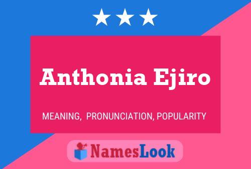 Póster del nombre Anthonia Ejiro