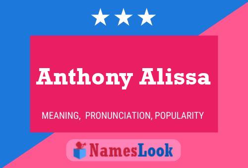 Póster del nombre Anthony Alissa