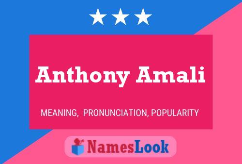 Póster del nombre Anthony Amali