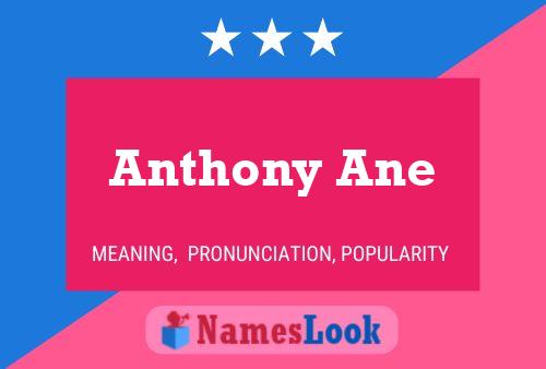 Póster del nombre Anthony Ane