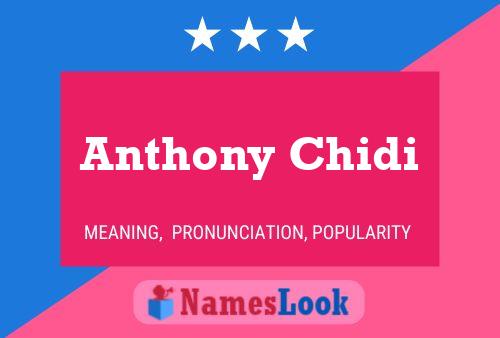 Póster del nombre Anthony Chidi