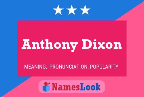 Póster del nombre Anthony Dixon