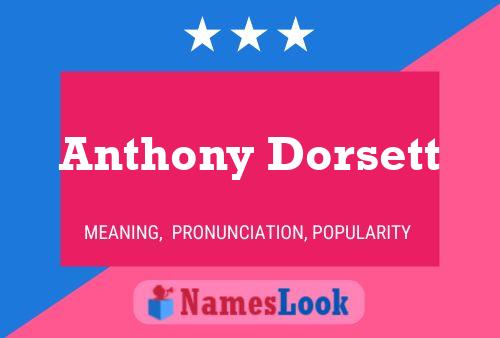 Póster del nombre Anthony Dorsett