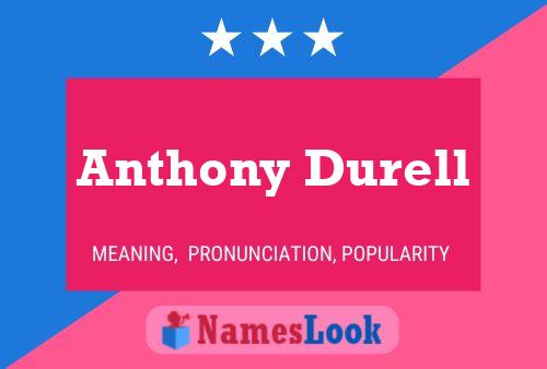 Póster del nombre Anthony Durell