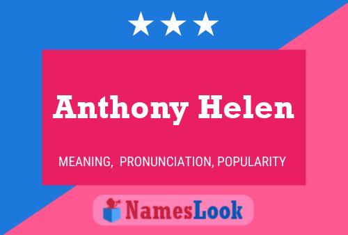 Póster del nombre Anthony Helen