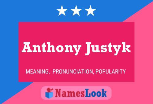 Póster del nombre Anthony Justyk