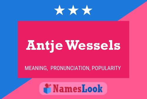 Póster del nombre Antje Wessels