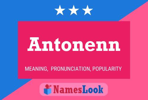 Póster del nombre Antonenn