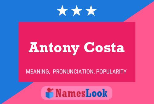 Póster del nombre Antony Costa