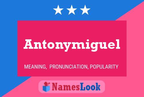 Póster del nombre Antonymiguel