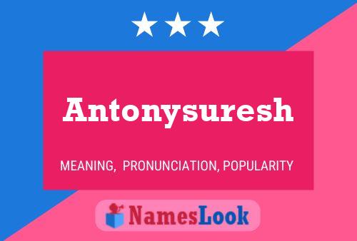 Póster del nombre Antonysuresh