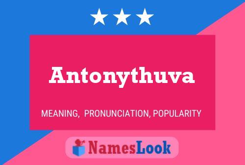 Póster del nombre Antonythuva