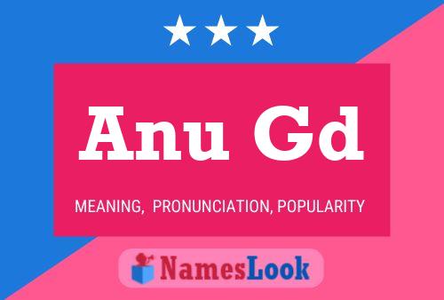 Póster del nombre Anu Gd