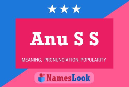 Póster del nombre Anu S S