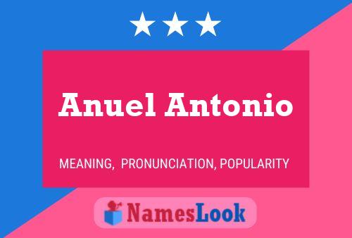 Póster del nombre Anuel Antonio