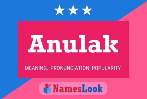 Póster del nombre Anulak