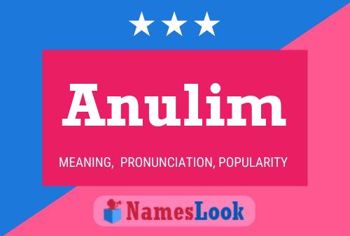 Póster del nombre Anulim