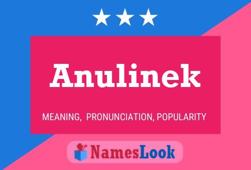 Póster del nombre Anulinek