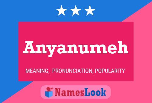 Póster del nombre Anyanumeh