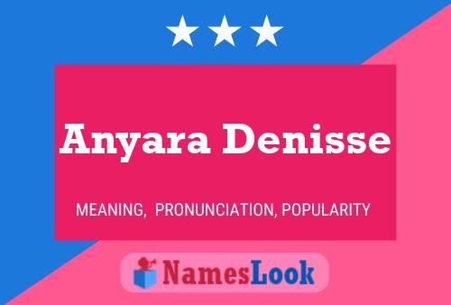 Póster del nombre Anyara Denisse