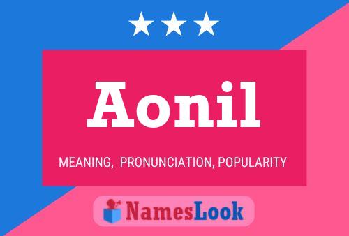 Póster del nombre Aonil