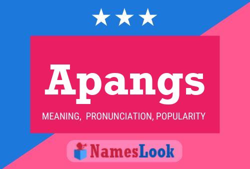 Póster del nombre Apangs