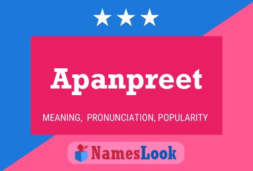 Póster del nombre Apanpreet