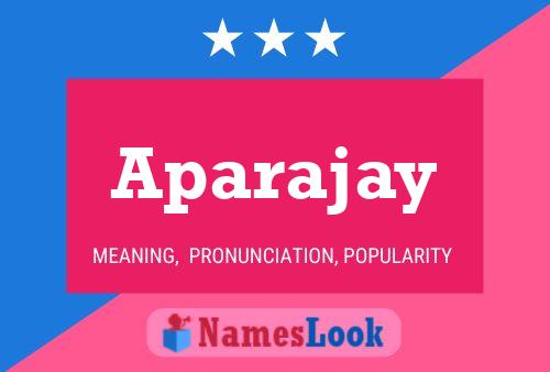 Póster del nombre Aparajay