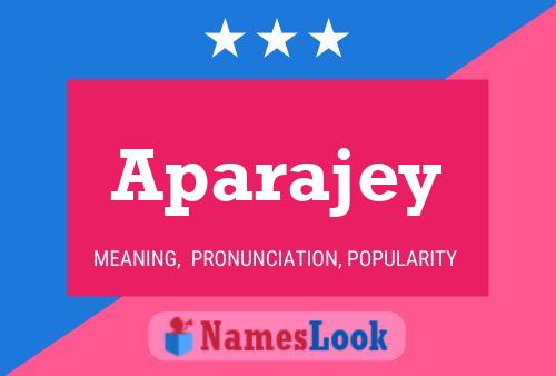 Póster del nombre Aparajey