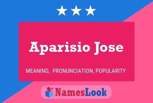 Póster del nombre Aparisio Jose