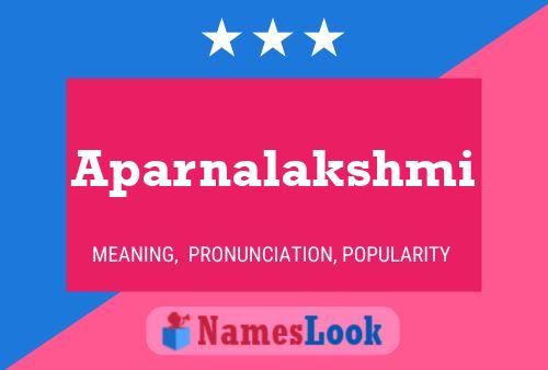 Póster del nombre Aparnalakshmi