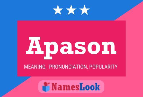 Póster del nombre Apason