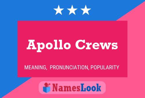 Póster del nombre Apollo Crews