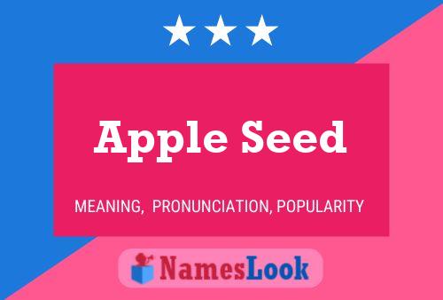 Póster del nombre Apple Seed