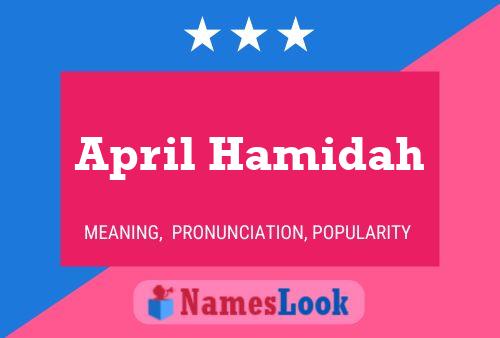 Póster del nombre April Hamidah