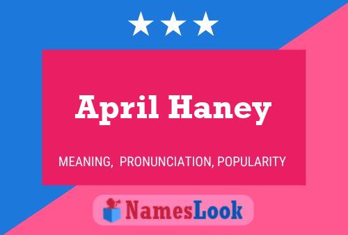 Póster del nombre April Haney