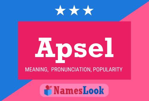 Póster del nombre Apsel