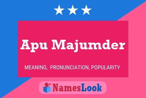 Póster del nombre Apu Majumder