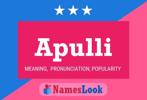 Póster del nombre Apulli