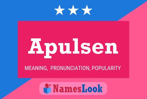 Póster del nombre Apulsen