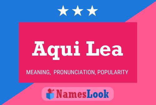 Póster del nombre Aqui Lea