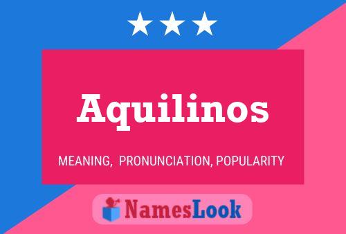 Póster del nombre Aquilinos