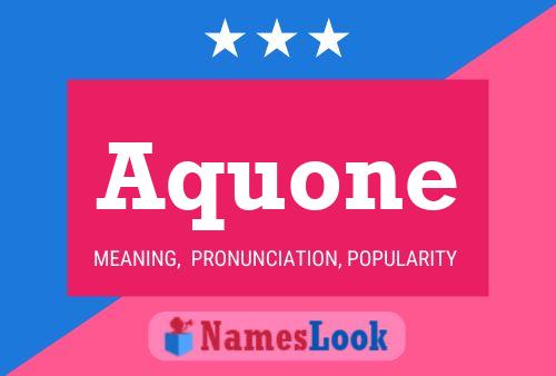 Póster del nombre Aquone