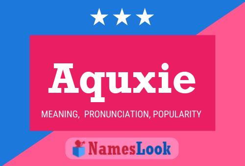 Póster del nombre Aquxie